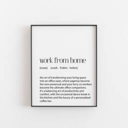 Office Print Collection Choose From 6 Unique Designs, Perfect For Decor Or Gifts - Add Personality & Style To Your Workspace - thumbnail 2