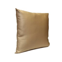 Light Gold Tan Pillow, Throw Pillow Cover, Decorative Pillowcase, Cushion Trendy Accent Toss Satin Blend - thumbnail 2