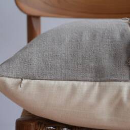 "Handmade Hmong Hemp Pillow Cover Embroidered Tribal Design - 20"" X 20" - thumbnail 4