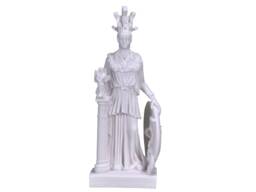 Athena Minerva Greek Roman Goddess Cast Marble Statue Sculpture 10In - 25, 5 cm - thumbnail 1