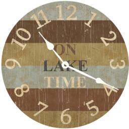 On Lake Time Wall Clock - Themed Clock - thumbnail 3