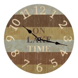 On Lake Time Wall Clock - Themed Clock - thumbnail 1