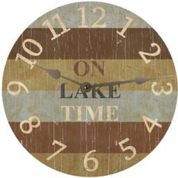 On Lake Time Wall Clock - Themed Clock - thumbnail 2
