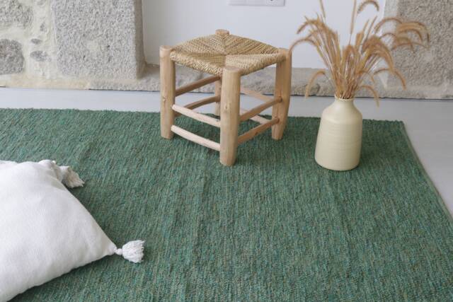 Large Green Rug 170x240cm, Army Area Rug, Living Room Bedroom Cotton Decoration, Home Decor, Interior - image 1