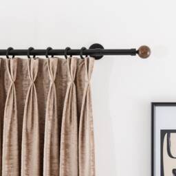 Triple French Pleated Custom Velvet Curtain High Quality. Size Curtains For Living Room & Bed Curtains - thumbnail 1