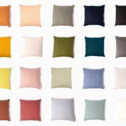 Washed Linen Cushion Cover With Zipper Closure 45cm X - thumbnail 2