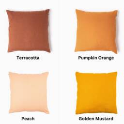 Washed Linen Cushion Cover With Zipper Closure 45cm X - thumbnail 3