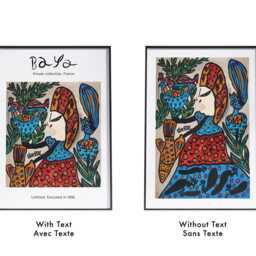 Baya Mahieddine Art Print Algerian Artist Exhibition Wall Decor - thumbnail 4