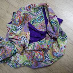 Handmade Paisley Kantha Quilt Indian Cotton Bedspread - thumbnail 2