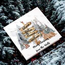 Personalised Christmas Decoration - Family Gift Custom Bauble Stocking Filler Eve Box - thumbnail 2