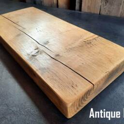 Rustic Wooden Kitchen Shelves. Reclaimed Scaffold Board. Handmade To Any Custom Size - thumbnail 2