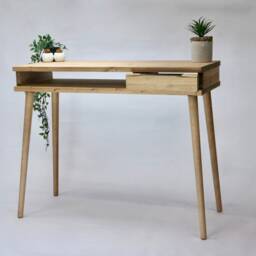 Console Or Hallway Table, Featuring Tapered Wooden Legs & A Small Drawer, Bespoke Sizes Colours Available As Well F&b - thumbnail 2