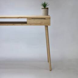 Console Or Hallway Table, Featuring Tapered Wooden Legs & A Small Drawer, Bespoke Sizes Colours Available As Well F&b - thumbnail 3