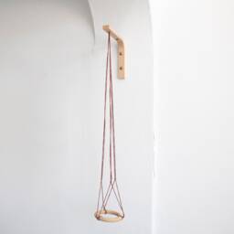Wall Plant Hook Rose Thread Hanger For Hanging Plants Holder Wooden - thumbnail 2