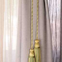 "D??copro Double Tassel Curtain & Drapery Tieback/Holdback, 4"" - 10cm, 29" - thumbnail 2
