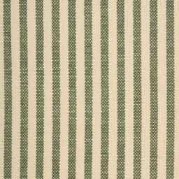 Upholstered Midcentury Modern Armchair - Cotton Striped Green Pattern - thumbnail 4