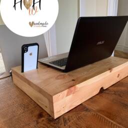 Handmade Wooden Laptop Stand - Riser - thumbnail 2