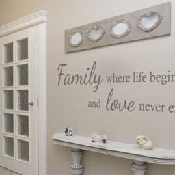 Family Wall Quote Decal Waterproof Home Decor Sticker - thumbnail 2