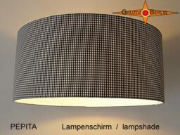 Lampshade Pepita ??45 cm Black White Lamp - thumbnail 2
