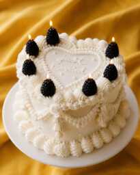 Blackberry Shaped Candle Set, Fruit Cake Topper, Birthday Party Decor, Handmade Wax Berry, Gift For Her, Table Styling - thumbnail 1