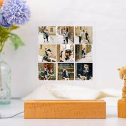Peronalized Photo Night Light, Photo Collage Led Light, Custom Lamp, Anniversary Gift, Birthday Gift For Firends Couple, Valentines Gifts - thumbnail 4