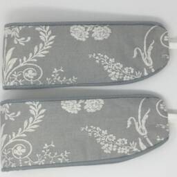 Laura Ashley Josette Steel Grey Handmade Pair Of Curtain Tie Backs Piped - thumbnail 4