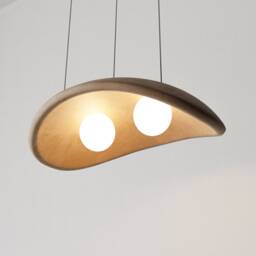 Dinning Pendant Light Fixture, Clay Lamp, Handmade Hanging Ceramic Textured Chandelier, Lamp Chandelier - thumbnail 3