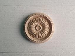 Carved Rosette, Unpainted, Home Decoration, Furniture - thumbnail 1