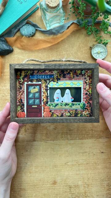 People Watching Diorama Print - image 1
