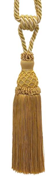 "D??copro Curtain & Drapery Tassel Tieback, Length 10"" - 25cm, Spread 30" - image 1