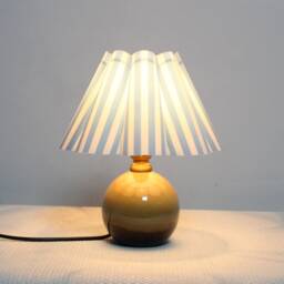 Handmade Light Blue Striped Lampshade For Decorative Lights-100# - thumbnail 4