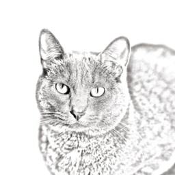 Korat - Wooden Stand For Candles/Pens With The Image Of A Cat New Collection - thumbnail 2