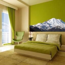 Mountains Full Color Decal, Color Sticker, Wall Art Cn 046 - thumbnail 2