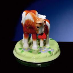 Pony, Porcelain Mare & Foal Figurine Titled Mother's Day - thumbnail 2