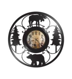 Free Shippingfree Shipping Moose-Deer-Cabin Vinyl Record Clock - thumbnail 1