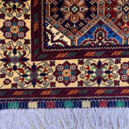 Handmade Wool Runner Rug Afghan Tribal Hallway Rug - 391x90cm - thumbnail 2