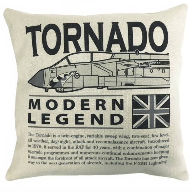 Panavia Tornado Raf German Af Italian Multirole Combat Military Aircraft Cushion Inner Included - image 1