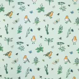 Custom Roman Blind - Emma Lawrence Whimsical Wildlife Willow , Made To Measure Window Treatment - thumbnail 3