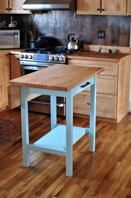 Kitchen Island With Drop Leaf Extension - image 1