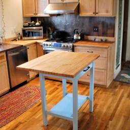 Kitchen Island With Drop Leaf Extension - thumbnail 3