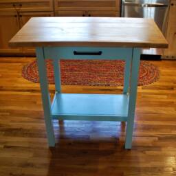 Kitchen Island With Drop Leaf Extension - thumbnail 2