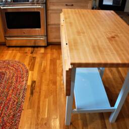Kitchen Island With Drop Leaf Extension - thumbnail 4