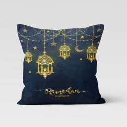Ramadan Kareem Cushion Cover, Muslim Case, Eid Mubarak Islamic Pillow Decoration, Gift For Muslim, Al Fitr Decor - thumbnail 2