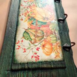 Wall Key Holder Entryway Organizer Key Rack Wood Hanger Towel Kitchen Wall Decor Farmhouse Kitchen - thumbnail 2