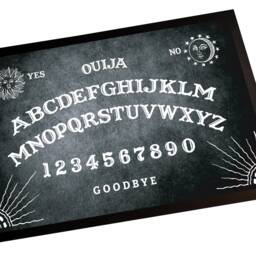 Ouija Board Spirit Grunge Grey Door Mat - 60 X 40 cm Witchy Gothic Floor Spooky Season Decor Halloween Aesthetic Welcome - thumbnail 2