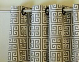 "Pair 25 Or 50"" Wide Towers Rod Panels Drapes Cafe Curtains Grey Navy Blue Black Red Orange Pink 24 48 63 72 84 96 108 120"