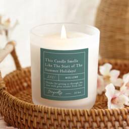 Personalised Teacher Gift Candle, Summer Holidays Gift, Thank You Present - thumbnail 1