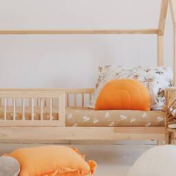 Caramel Small Flowers - Fitted Sheet, Hoeslaken - thumbnail 4