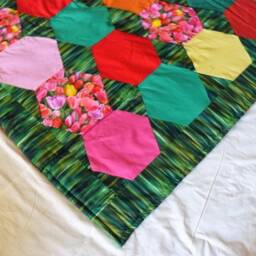 Spring Has Returned Quilt - Folds Into A Pillow - thumbnail 2
