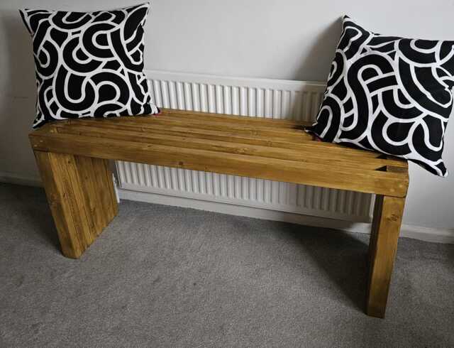Bench, Wooden Bench , Garden, Home, Furniture, Patio, Handmade - image 1